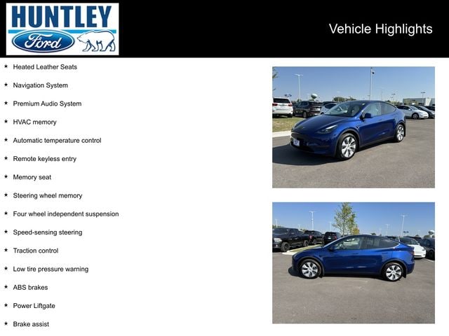 Used 2023 Tesla Model Y Long Range with VIN 7SAYGDEE9PA198132 for sale in Huntley, IL