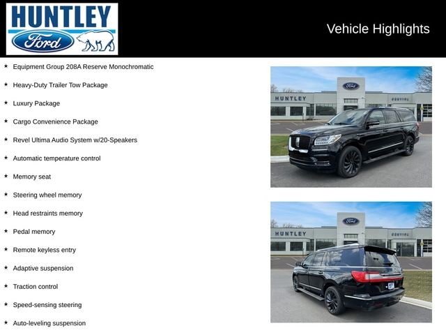 Used 2021 Lincoln Navigator Reserve L with VIN 5LMJJ3LT7MEL08504 for sale in Huntley, IL