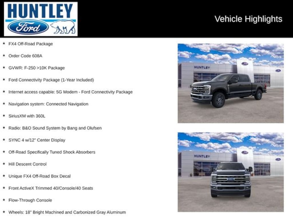 New 2026 Ford F-250SD Lariat Truck