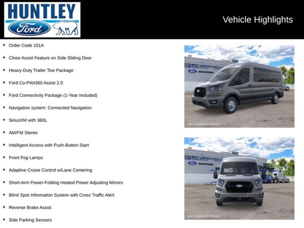New 2026 Ford Transit-250 Base Cargo Van