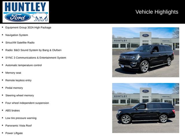 Used 2021 Ford Expedition Limited with VIN 1FMJK2AT6MEA42972 for sale in Huntley, IL