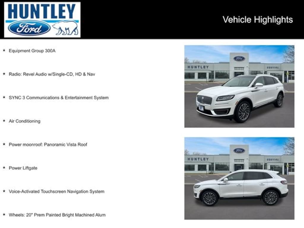 Used 2019 Lincoln Nautilus Reserve SUV