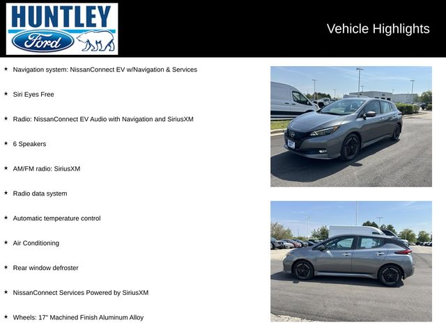 Used 2025 Nissan Leaf SV PLUS with VIN 1N4CZ1CV5SC557736 for sale in Huntley, IL