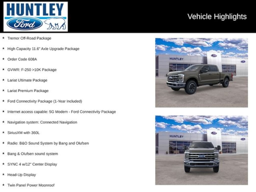 New 2026 Ford F-250SD Lariat Truck
