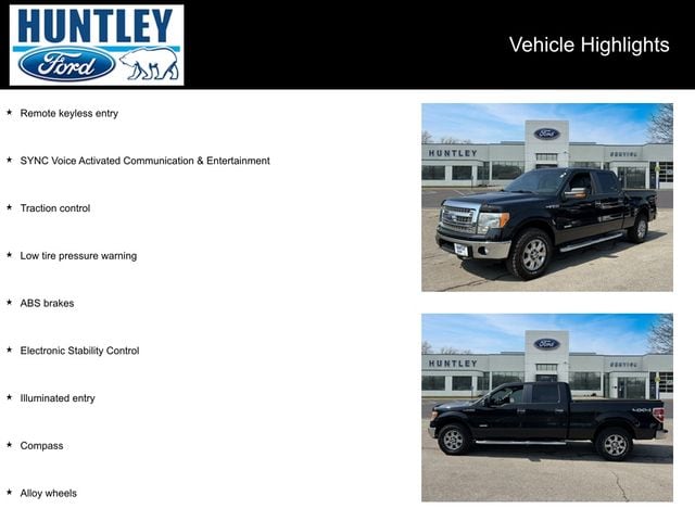 Used 2014 Ford F-150 XLT with VIN 1FTFW1ETXEFD05642 for sale in Huntley, IL