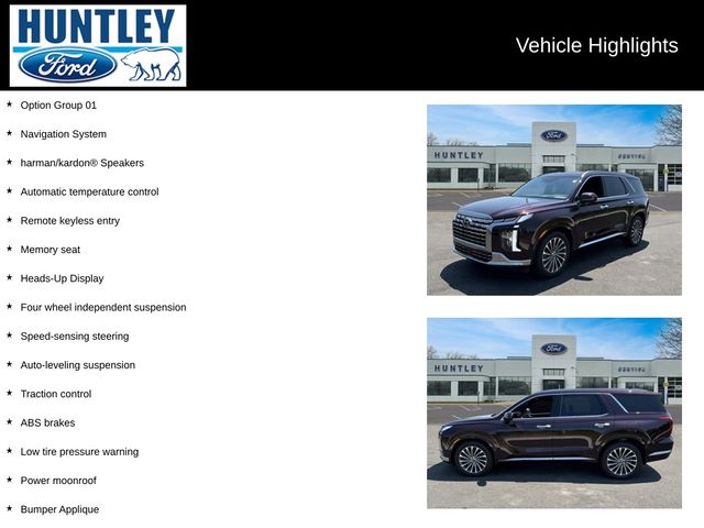 Used 2024 Hyundai Palisade Calligraphy with VIN KM8R7DGE8RU671610 for sale in Huntley, IL