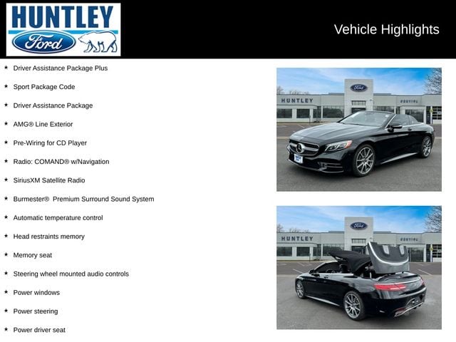 Used 2020 Mercedes-Benz S-Class S 560 with VIN W1KXK8DB7LA050319 for sale in Huntley, IL