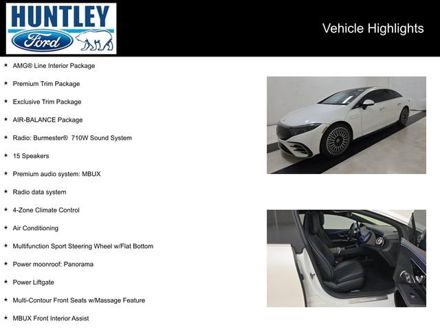 Used 2023 Mercedes-Benz EQS Base with VIN W1KCG4EB2PA029519 for sale in Huntley, IL