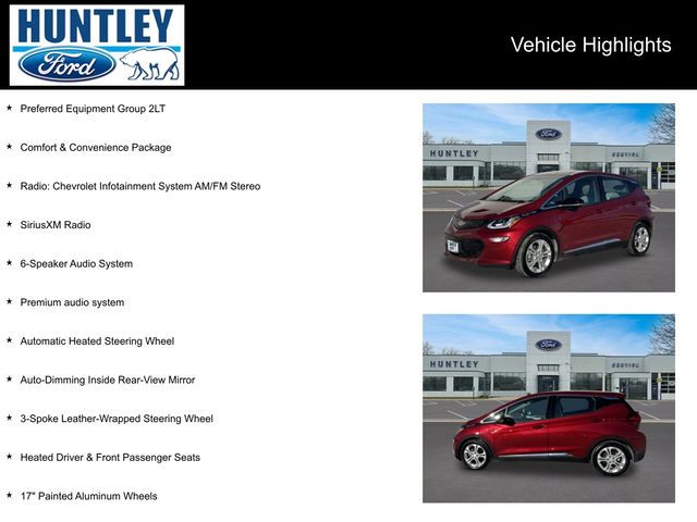 Used 2020 Chevrolet Bolt EV LT with VIN 1G1FY6S09L4103426 for sale in Huntley, IL