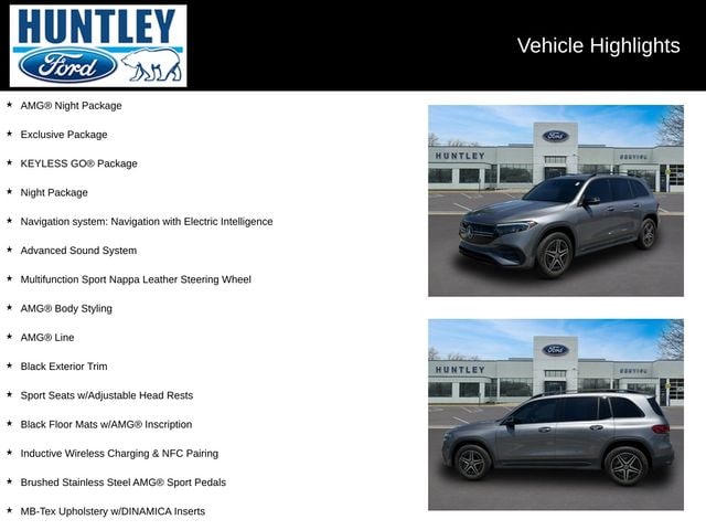 Used 2023 Mercedes-Benz EQB Base with VIN W1N9M0KB8PN071267 for sale in Huntley, IL