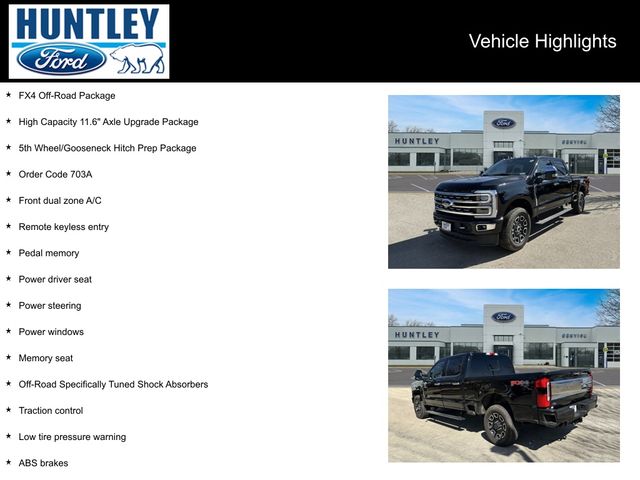 Certified 2024 Ford F-250 Super Duty Platinum with VIN 1FT8W2BT0REE28266 for sale in Huntley, IL
