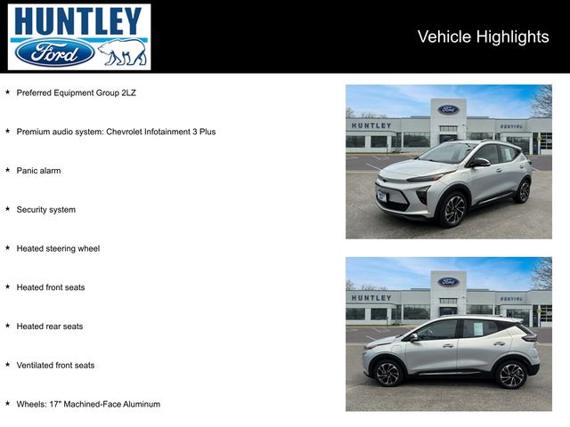 Used 2023 Chevrolet Bolt EUV Premier with VIN 1G1FZ6S03P4106583 for sale in Huntley, IL