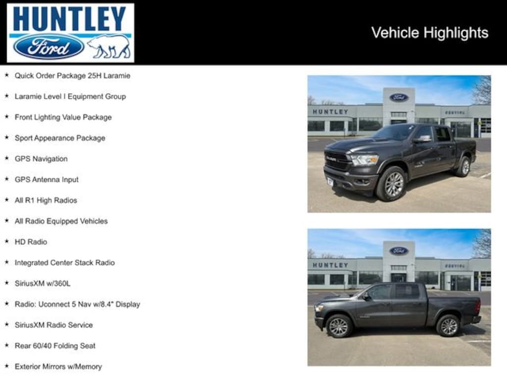 Used 2022 Ram 1500 Laramie Truck