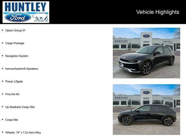 Used 2023 Hyundai IONIQ 5 SEL with VIN KM8KNDAF9PU162664 for sale in Huntley, IL