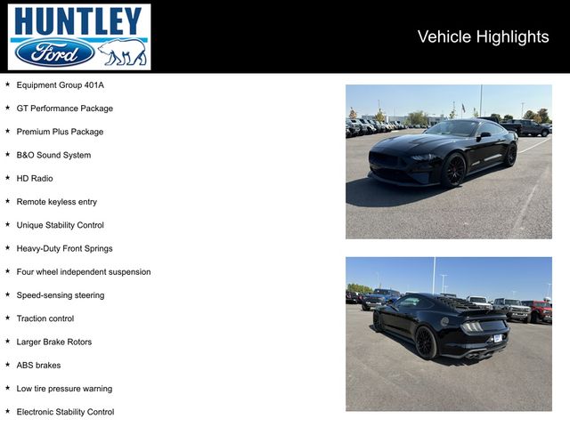 Used 2020 Ford Mustang GT Premium with VIN 1FA6P8CF9L5113785 for sale in Huntley, IL