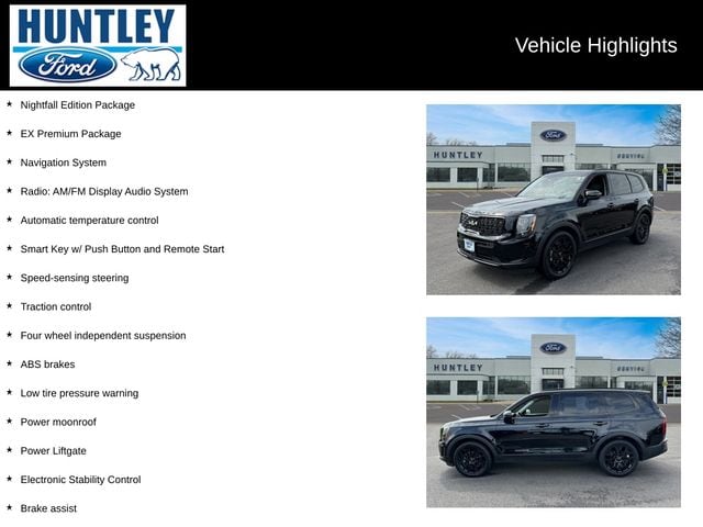 Used 2022 Kia Telluride EX with VIN 5XYP3DHC2NG248053 for sale in Huntley, IL