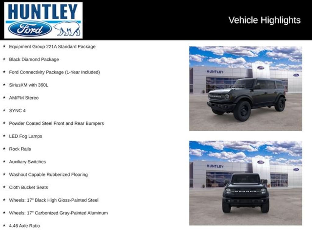 New 2026 Ford Bronco Big Bend SUV