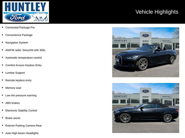 Used 2022 BMW 4 Series 430i with VIN WBA43AT08NCJ04507 for sale in Huntley, IL