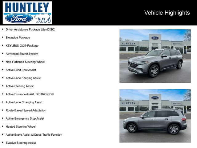 Used 2023 Mercedes-Benz EQB Base with VIN W1N9M0KB4PN058614 for sale in Huntley, IL