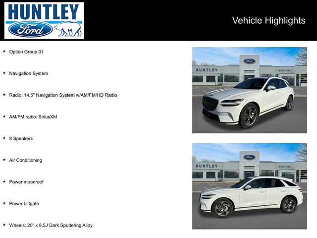 Used 2024 GENESIS GV70 Advanced with VIN 5NMMCET1XRH003494 for sale in Huntley, IL