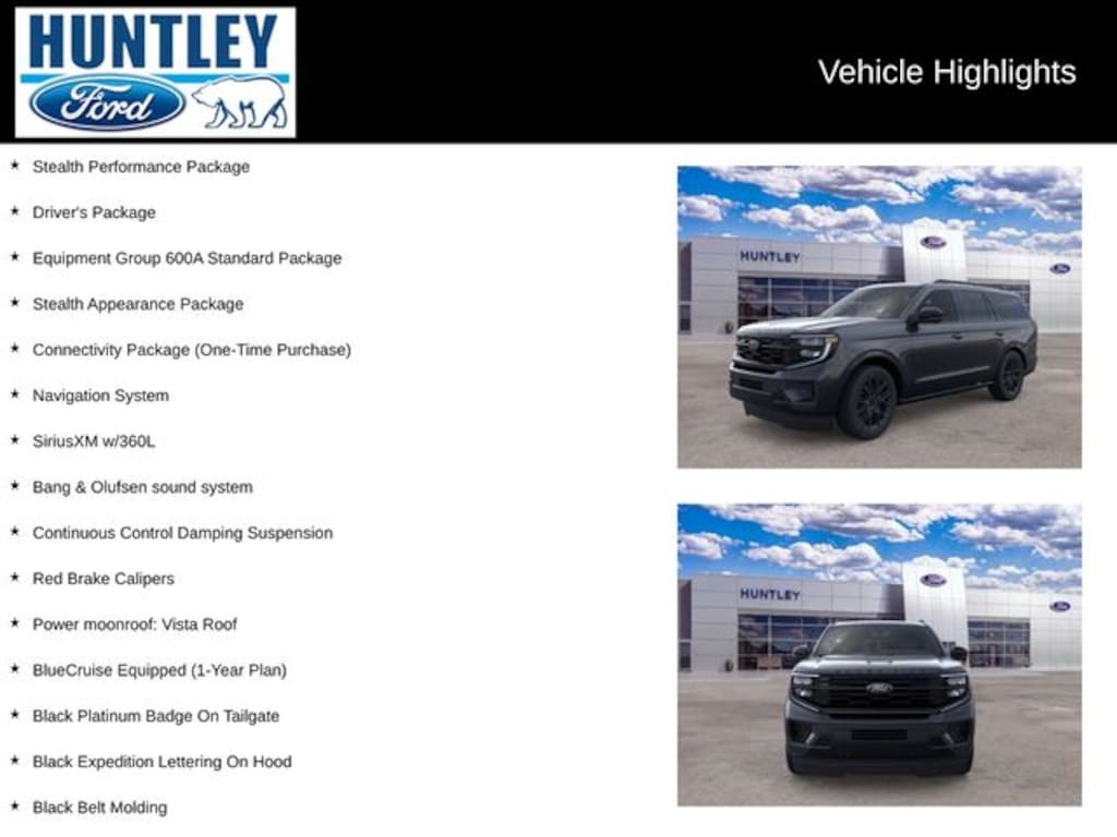 New 2025 Ford Expedition Platinum SUV