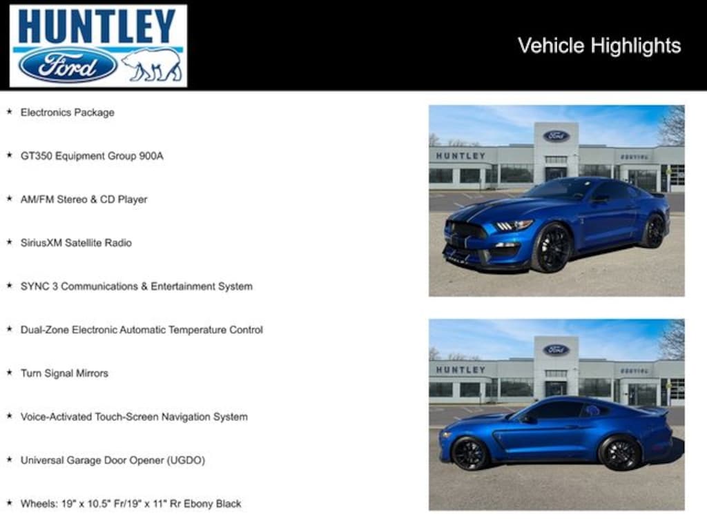 Used 2018 Ford Mustang Shelby GT350 Coupe