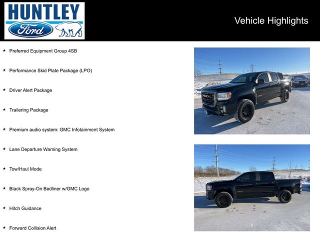 Used 2021 GMC Canyon AT4 w/Leather Truck