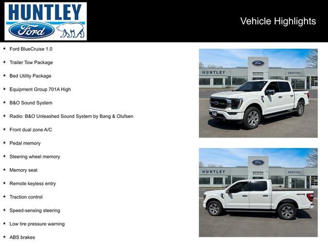 Certified 2023 Ford F-150 Platinum with VIN 1FTFW1E89PFA60492 for sale in Huntley, IL