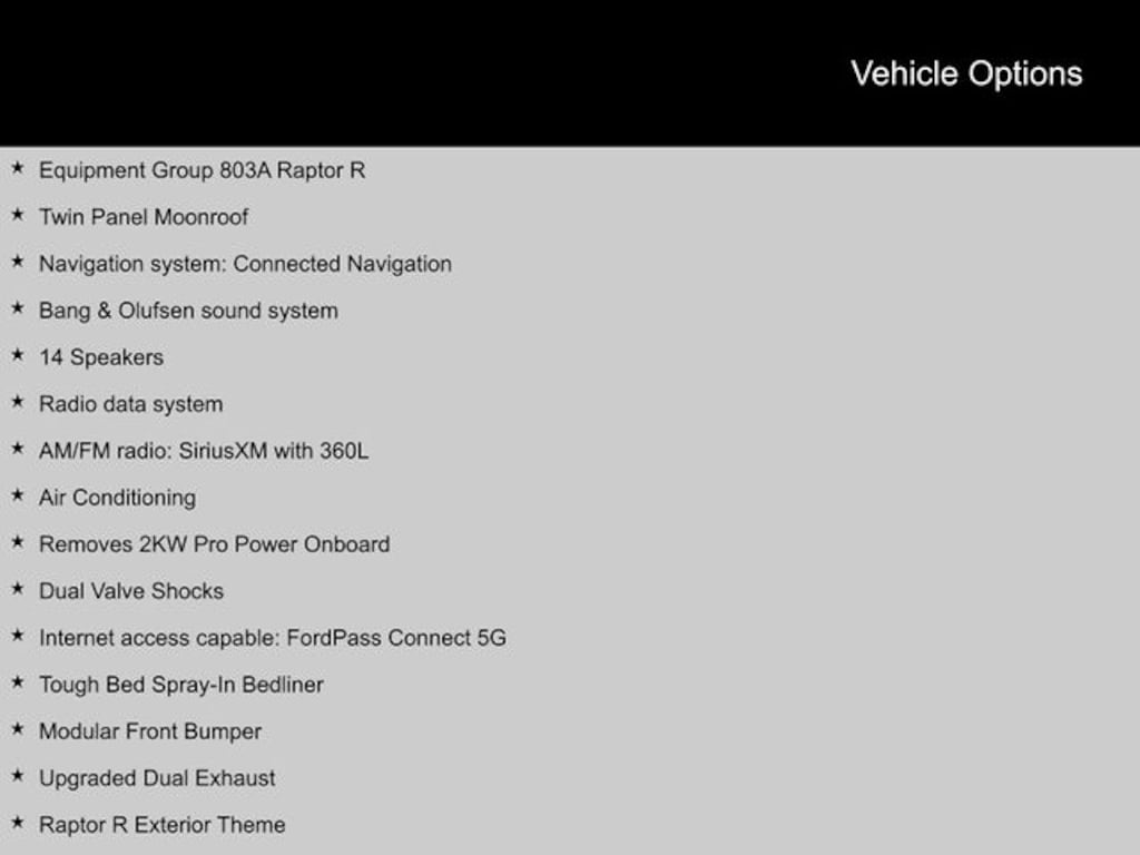 Used 2025 Ford F-150 Raptor Truck