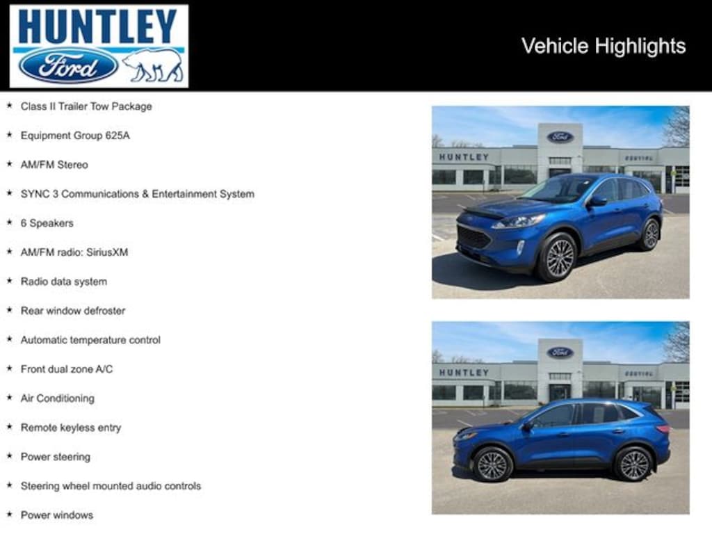 Used 2022 Ford Escape Plug-In Hybrid SEL SUV