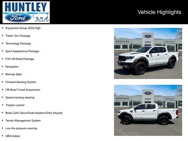 Certified 2022 Ford Ranger XLT with VIN 1FTER4FH1NLD34284 for sale in Huntley, IL