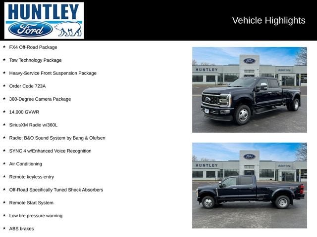 Certified 2023 Ford F-350 Super Duty Platinum with VIN 1FT8W3DT6PED98562 for sale in Huntley, IL