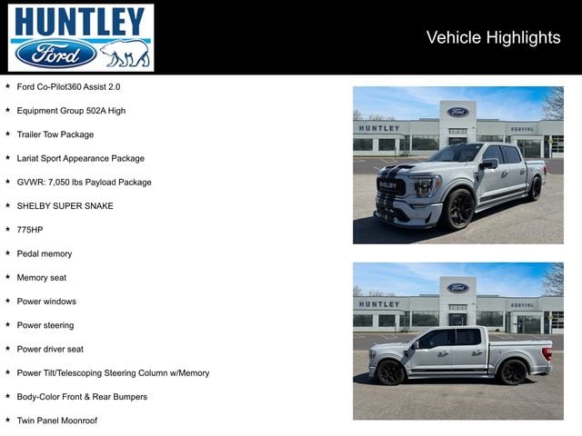 Certified 2023 Ford F-150 Lariat with VIN 1FTFW1E52PKD84767 for sale in Huntley, IL