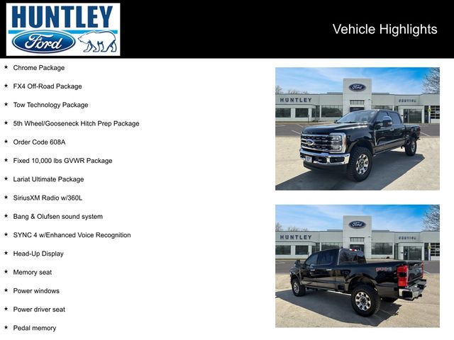 Certified 2023 Ford F-250 Super Duty Lariat with VIN 1FT8W2BT0PED30173 for sale in Huntley, IL