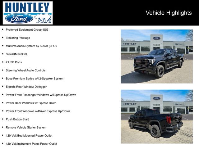 Used 2022 GMC Sierra 1500 AT4X with VIN 3GTUUFEL2NG541193 for sale in Huntley, IL