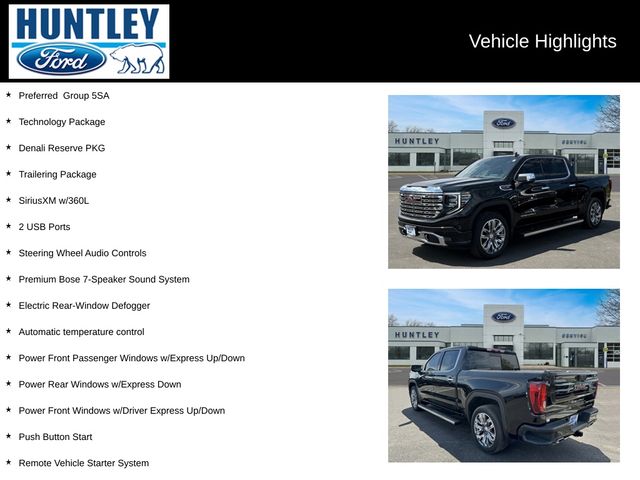 Used 2023 GMC Sierra 1500 Denali Denali with VIN 1GTUUGEL9PZ141608 for sale in Huntley, IL