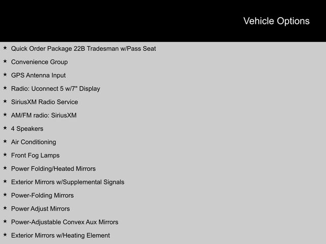 2025 RAM ProMaster Cargo Van
