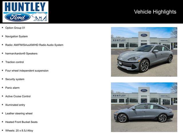 Used 2023 Hyundai IONIQ 6 SEL with VIN KMHM34AC4PA022611 for sale in Huntley, IL