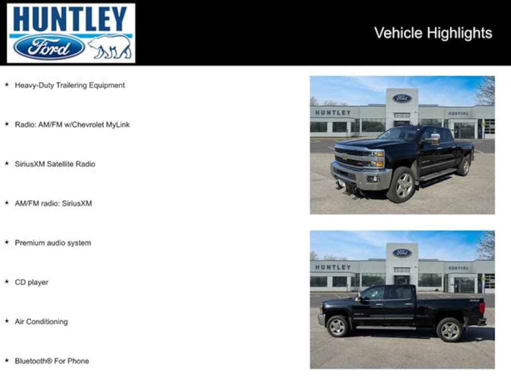 Used 2015 Chevrolet Silverado 2500HD LTZ Truck