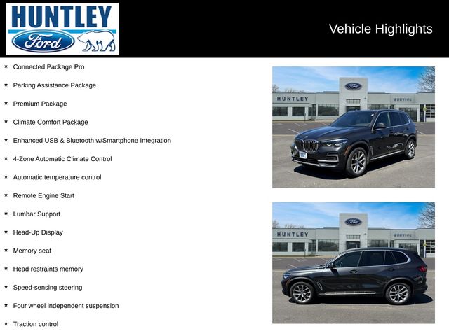 Used 2023 BMW X5 40i with VIN 5UXCR6C02P9R19519 for sale in Huntley, IL