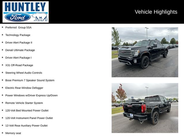 Used 2021 GMC Sierra 2500 Denali HD Denali with VIN 1GT19REY4MF187517 for sale in Huntley, IL