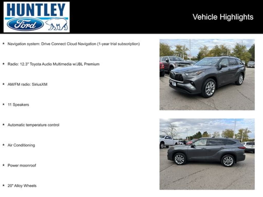 Used 2023 Toyota Highlander Hybrid Limited SUV