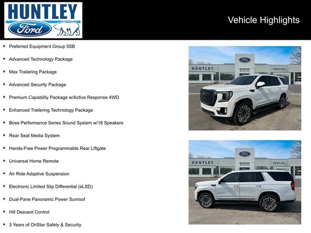 Used 2023 GMC Yukon Denali Ultimate with VIN 1GKS2EKL3PR102555 for sale in Huntley, IL