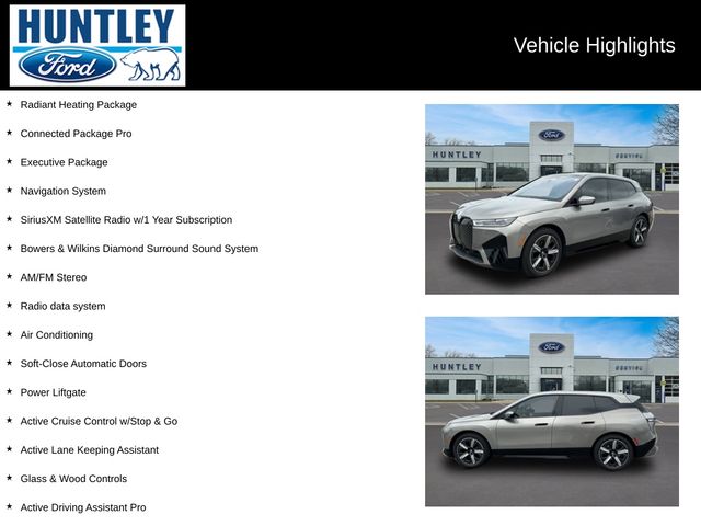Used 2023 BMW iX Base with VIN WB533CF07PCM96593 for sale in Huntley, IL