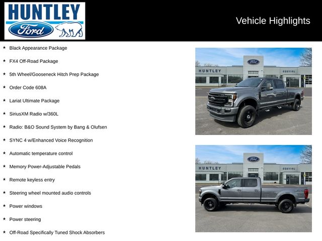 Certified 2022 Ford F-250 Super Duty Lariat with VIN 1FT7W2BT3NEE09992 for sale in Huntley, IL