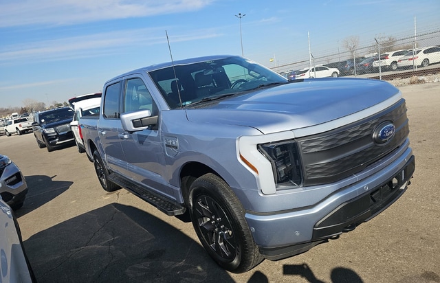 Used 2022 Ford F-150 Lightning Lariat with VIN 1FTVW1EL2NWG16428 for sale in Huntley, IL