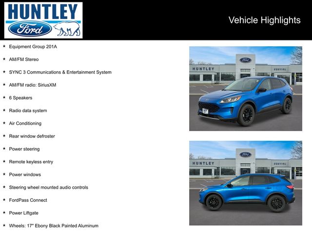 Used 2020 Ford Escape SE with VIN 1FMCU9BZ0LUB14154 for sale in Huntley, IL
