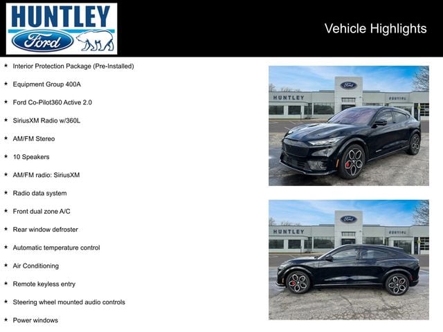 Used 2021 Ford Mustang Mach-E GT AWD with VIN 3FMTK4SE4MME04005 for sale in Huntley, IL