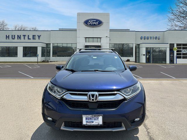Used 2018 Honda CR-V EX-L with VIN 7FARW2H8XJE065375 for sale in Huntley, IL