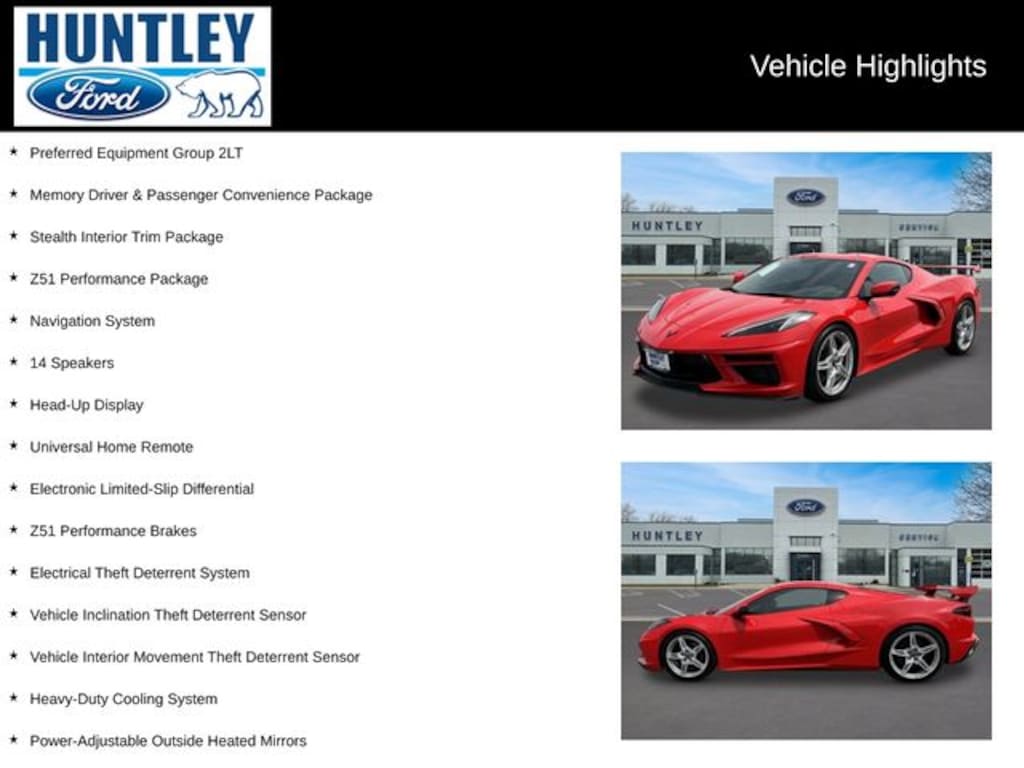 Used 2023 Chevrolet Corvette Stingray Coupe